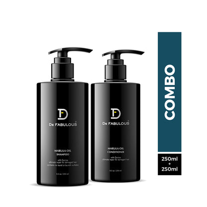 De Fabulous Marula Oil Shampoo and Conditioner 250ML*2