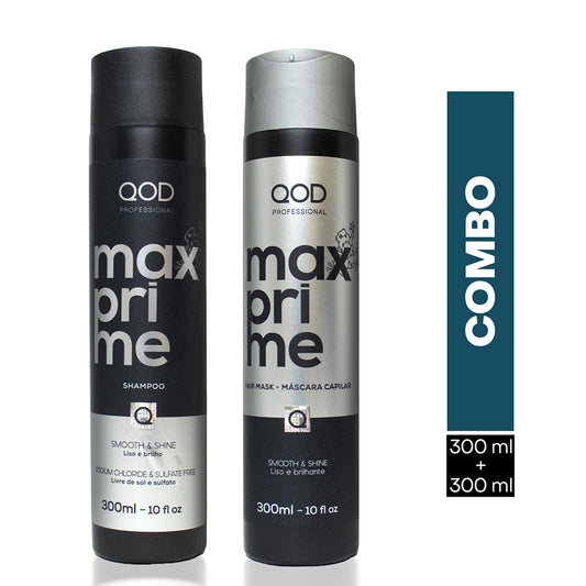 QOD Max Prime Shampoo and Mask 300ml*2