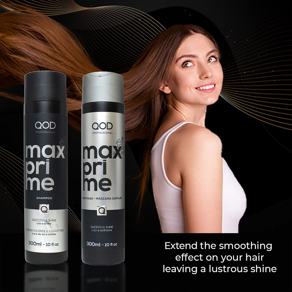 QOD Max Prime Shampoo and Mask 300ml*2