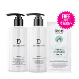 De Fabulous Reviver Hair Repair Shampoo + Conditioner + FREE ikoo Thermal Treatment Wrap Mask
