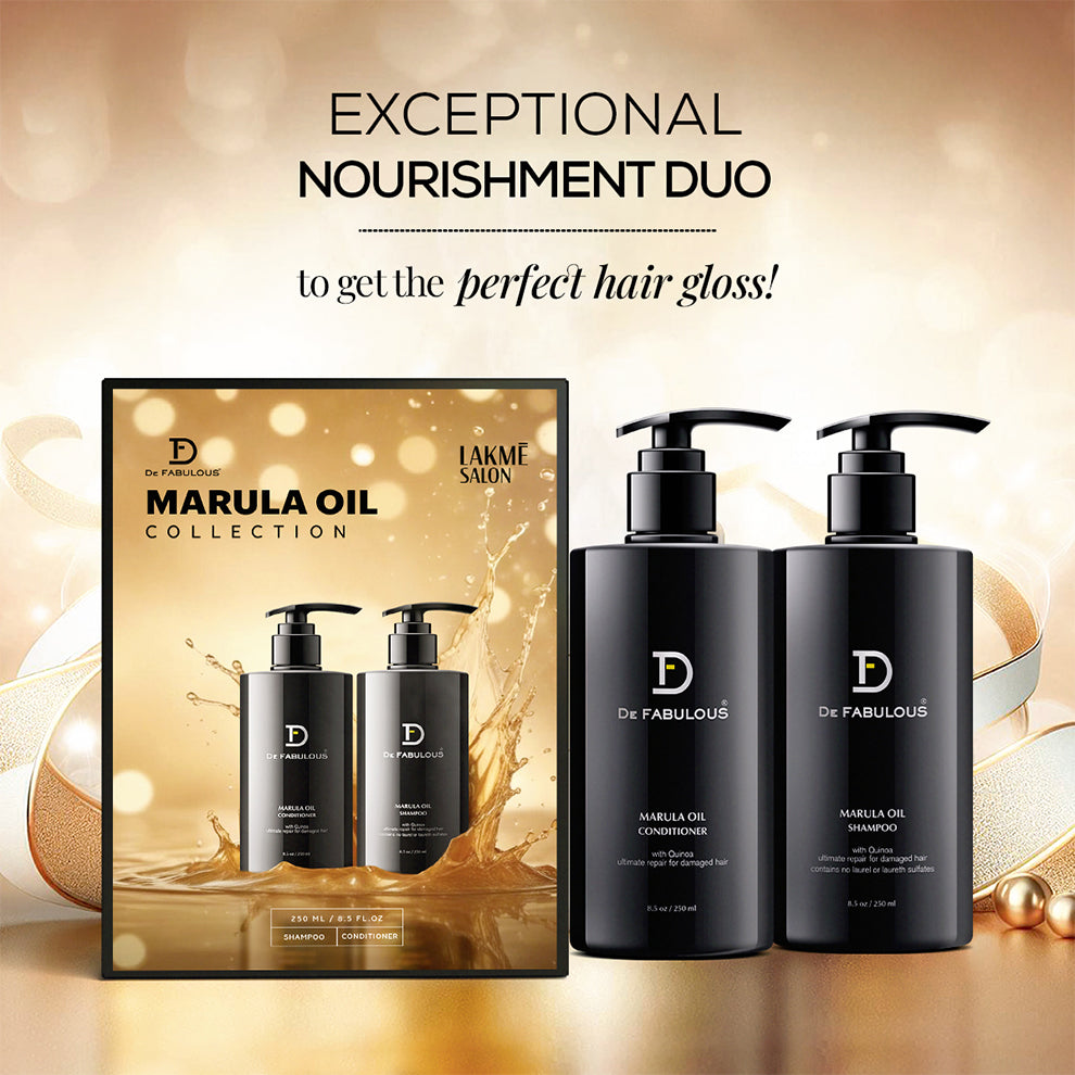 De Fabulous Marula Oil Shampoo and Conditioner 250ML*2