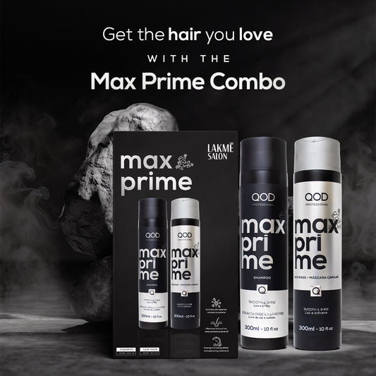 QOD Max Prime Shampoo and Mask 300ml*2