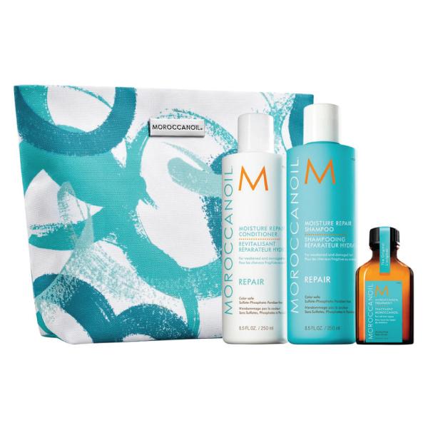 Moroccanoilgift Pack Repair Shampoo+ Conditioner+ Free Moroccan Oil 525ml