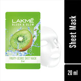 Lakme Blush & Glow Kiwi Sheet Mask, 20ml