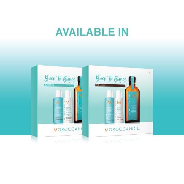 Moroccanoil Back to Basics Hydration Kit - FREE Shampoo & Conditioner, 70ml each with Treatment Oil, 100ml