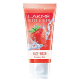 Lakme Blush & Glow Strawberry Gel Face Wash 100g