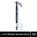 Lakme Absolute Micro Brow Perfecter, Charcoal, 0.14g